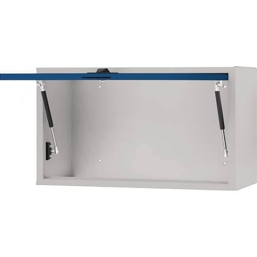 BEDRUNKA+HIRTH Hängeschrank H400xB700xT310mm Vollblechtür lichtgrau/lichtgrau