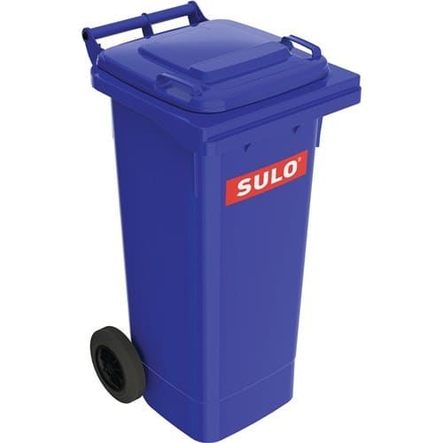 SULO Müllgroßbehälter 80l HDPE blau fahrbar,n.EN 840 SULO