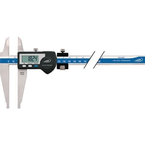 HELIOS PREISSER Werkstattmessschieber DIN862 DIGI MET® 500mm dig. m. Spitzen u. FE H.PREISSER