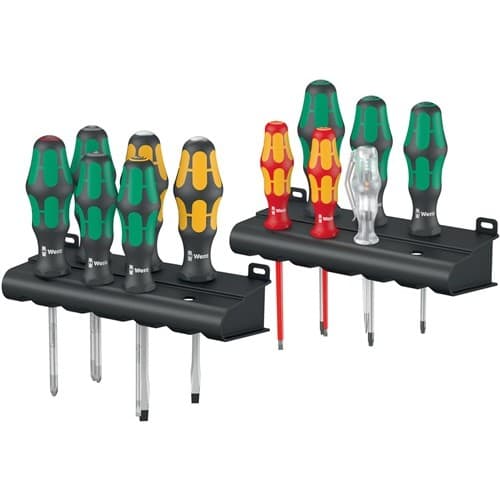 WERA Schraubendrehersatz Kraftform XXL 2 12-tlg.Schlitz/PH/PZD/TX Kraftformgriff