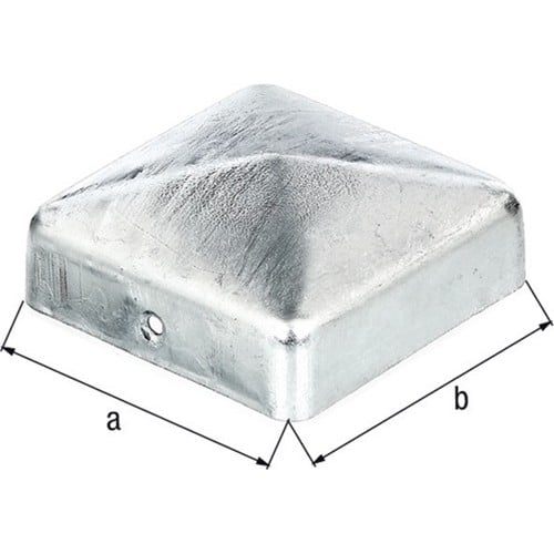 GAH Pfostenkappe 100x100mm eck.flache Form TZN GAH