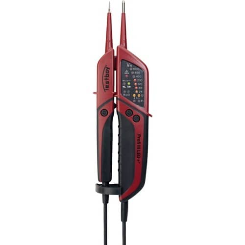 TESTBOY Spannungs-/Durchgangsprüfer Profi III LED 6-1000 V AC/6-1400 V DC