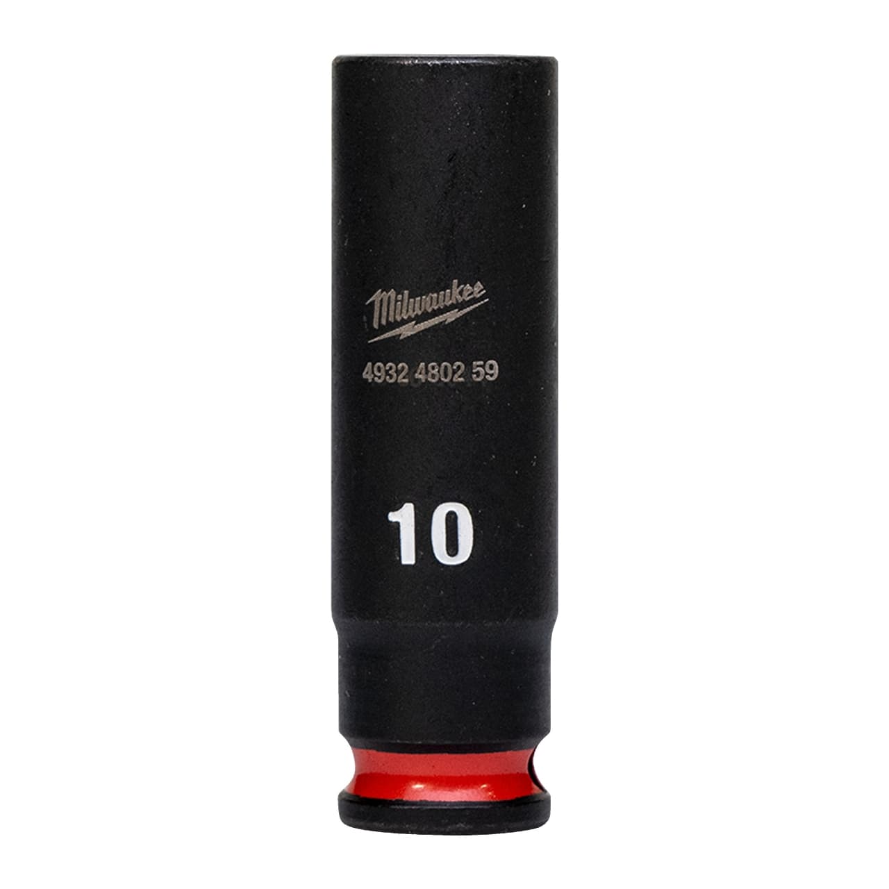 MILWAUKEE 10 x 50 mm SHOCKWAVE Schlagnuss 1/4" lang