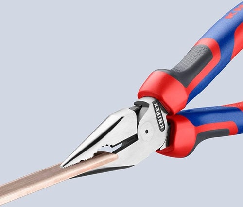 KNIPEX Spitzkombizange L.185mm pol.Comfort-Griff schwarz atram.KNIPEX