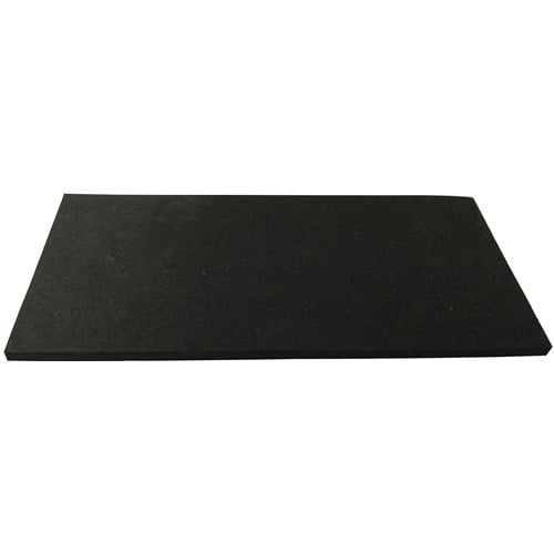 ITES Zellkautschukplatte B.1m L.10m D.3mm EPDM schwarz ITES