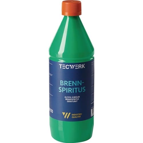 TECWERK Brennspiritus 1l Flasche TECWERK