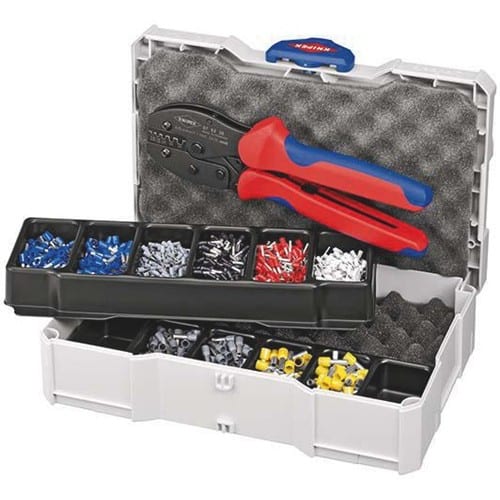KNIPEX Aderendhülsensortiment 1201tlg.0,50-6,00mm² Crimpzange PreciForce®