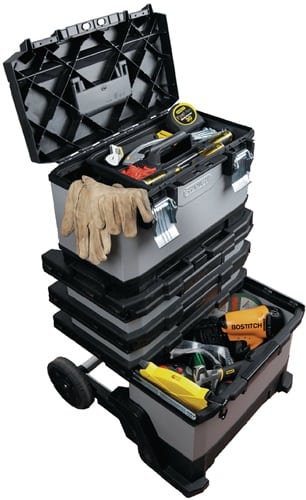 STANLEY Rollende Werkstatt B568xT389xH893mm Ku.u.Metall abnehmbare Werkzeugbox STANLEY