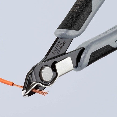 KNIPEX Elektronik-Seitenschneider Super-Knips® L.125mm Form7 Spezialwerkzeugstahl brün.