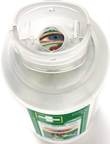 CEDERROTH Augenspülflasche 2 x 0,5l DIN EN15154-4 CEDERROTH