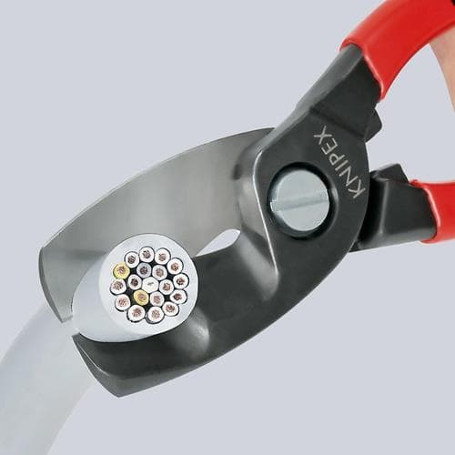 KNIPEX Kabelschere L.200mm Comfort-Griff KNIPEX