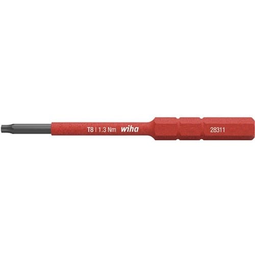 WIHA Wechselkl.SlimBit electric TORX T 8x75mm VDE isol.WIHA