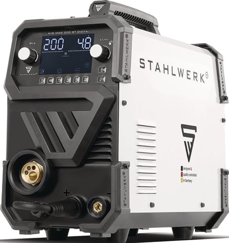 STAHLWERK MIG/MAG-Schweißanlage MIG MAG 200 ST Digital m.Zub.20-200 A gasg.STAHLWERK