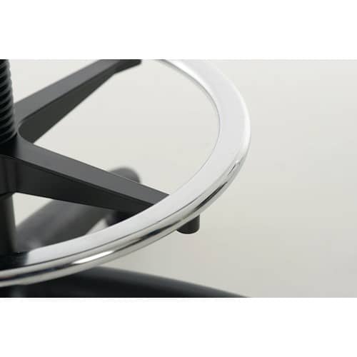 LOTZ Stehhilfe PU-Integralschaum Sitz-H.610-860mm Ku.-Fußkreuz Fußr./Bodengl.LOTZ