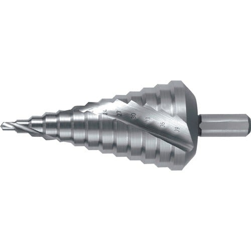 RUKO Stufenbohrer Bohrber.4-39mm HSS Spiralnut Z.2 Stufen 13 RUKO