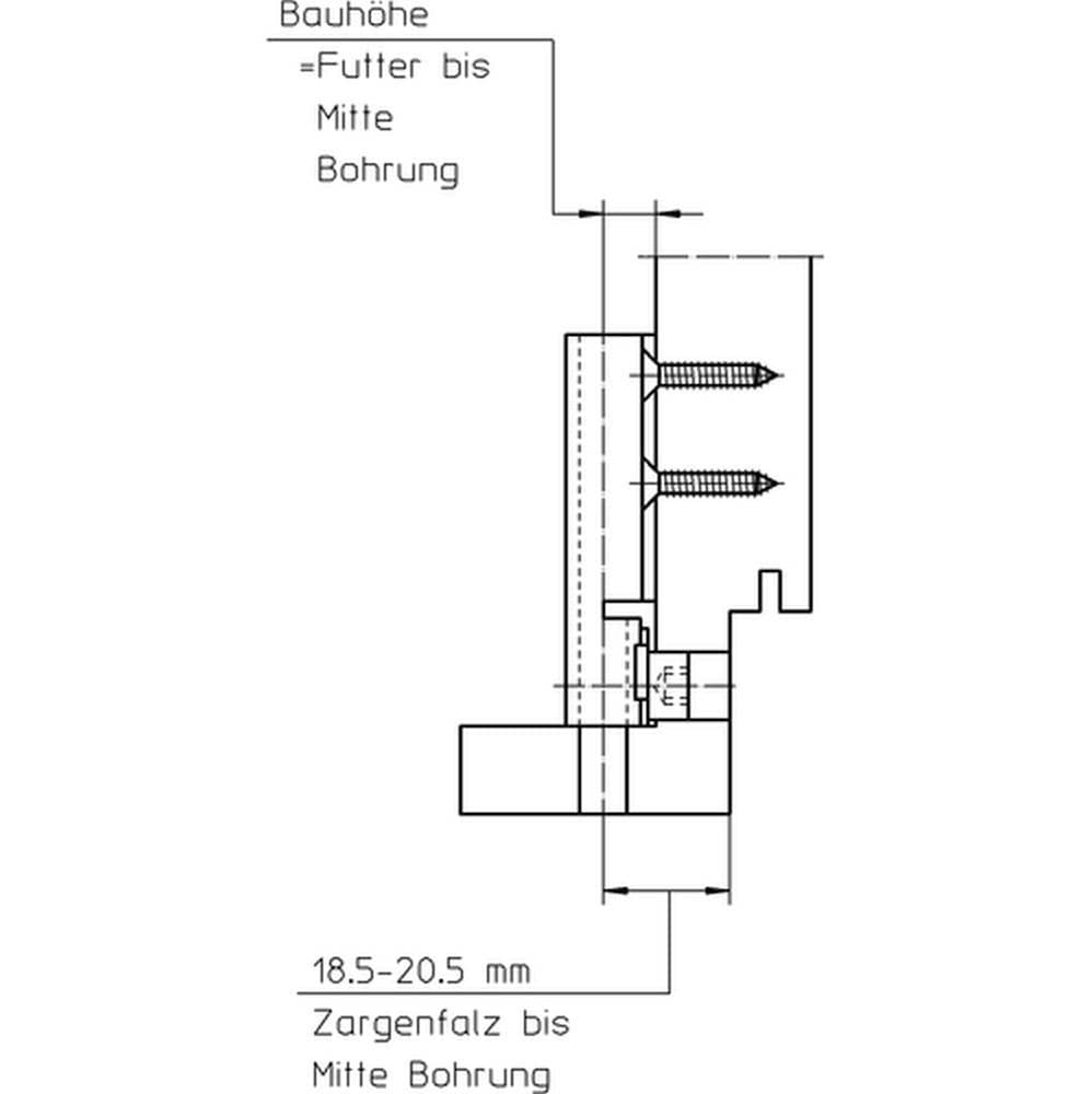 SIMONSWERK Anschraubtasche VARIANT® V 3613,