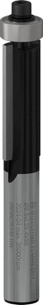 BOSCH Bündigfräser Standard for Wood, 8 mm, D1 9,5 mm, L 25,4 mm, G 68 mm