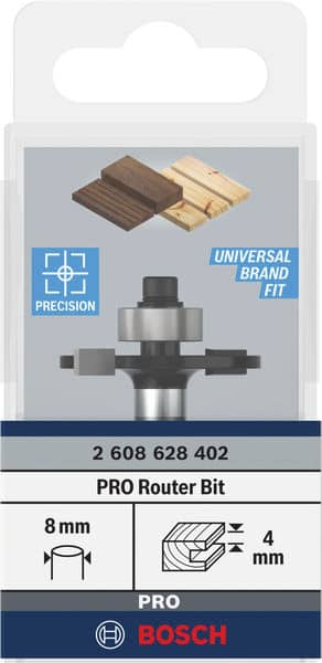 BOSCH Scheibennutfräser, 8 mm, D1 32 mm, L 4 mm, G 51 mm