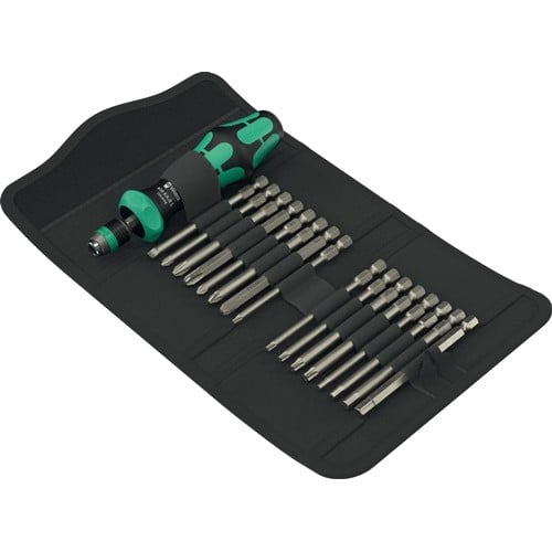 WERA Schraubendrehersatz Kraftform Kompakt 60 RA-R 1 17-tlg.m.Wechselkl.WERA