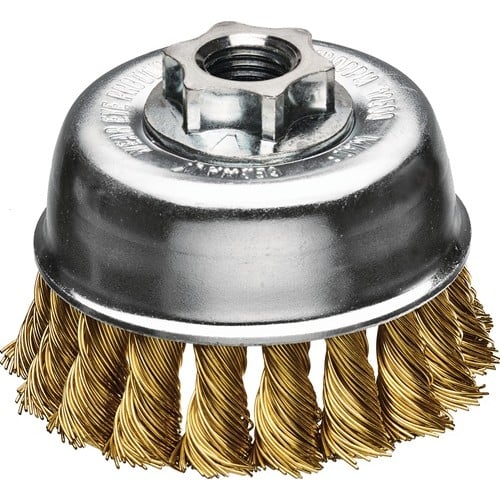 LESSMANN Rundbürste ZT Gew.M14 Drahtstärke 0,50mm Messingdraht MES 12mm