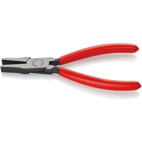 KNIPEX Flachzange Gesamt-L.160mm Kopf pol.schwarz atram.Ku.-Überzug KNIPEX