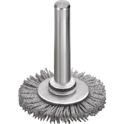 LESSMANN Rundbürste D.30mm Schaft 6mm SiC Schleifborsten K.320 6mm 20000min-¹ LESSMANN