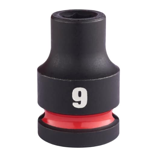 MILWAUKEE 9 x 38 mm SHOCKWAVE Schlagnuss 1/2" kurz