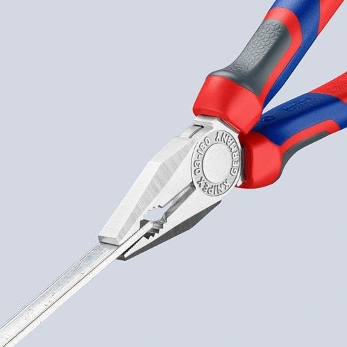 KNIPEX Kombizange L.180mm verchr.Mehrkomp.-Hülle KNIPEX