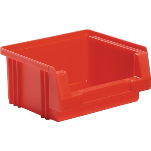 LA-KA-PE Sichtlagerkasten PLK L90xB102xH50mm PP rot LA-KA-PE