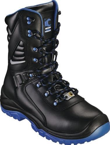 CRAFTLAND Sicherheitsstiefel TORGAU Gr.43 W.11 schwarz/blau S3S FO SR ESD EN20345