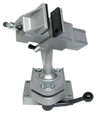 UNISPANN Feinmechanikerschraubstock Backen-B.80mm Spann-W.110mm Platte