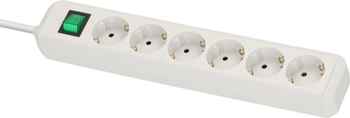 BRENNENSTUHL Steckdosenleiste Eco Line 16 A 250 V Steckd.6 1,5m H05VV-F 3x1,5mm² BRENNENSTUHL