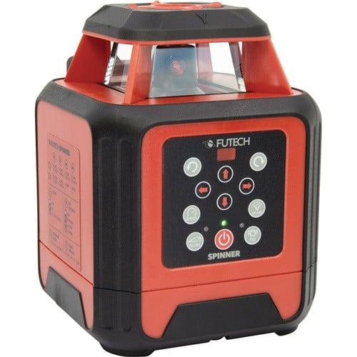 FUTECH Rotationslaser Spinner Rot 2x250m 635 nm-1 mW ±5Grad FUTECH