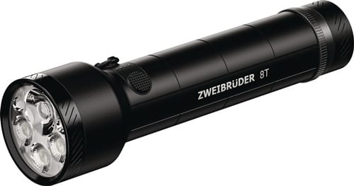 ZWEIBRÜDER LED-Taschenlampe ZB8T 30-4000 lm Akku Li-Ion 10-340m schwarz ZWEIBRÜDER