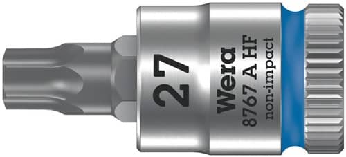 WERA Steckschlüsseleinsatz 8767 A HF TORX® 1/4 Zoll T27 L.28mm WERA