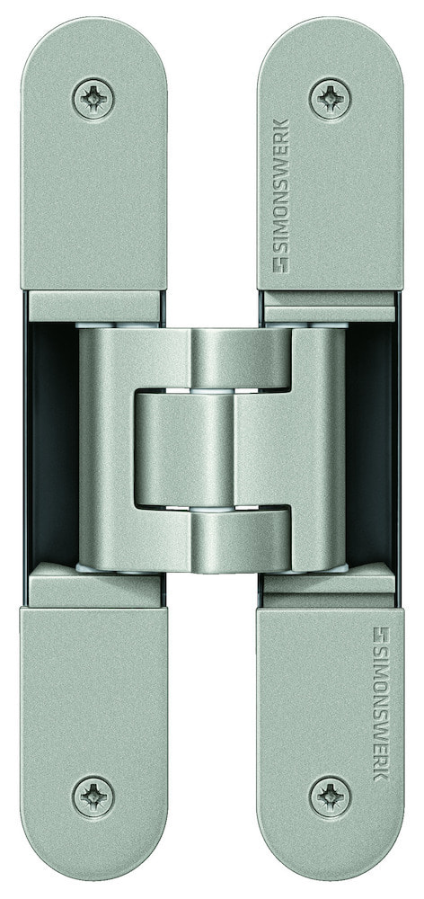 SIMONSWERK Verdecktliegendes Türband TECTUS® TE 340 3D, neusilberfarbig