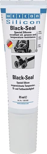 WEICON Spezialsilikon Black-Seal schwarz 85ml Schlauchbeutel WEICON