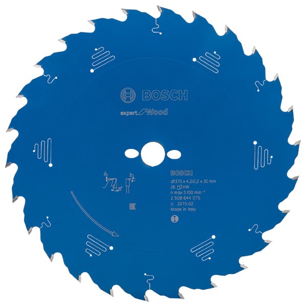 BOSCH Kreissägeblatt Expert for Wood, 370 x 30 x 4,2 mm, 26