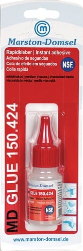MARSTON Rapidkleber MD GLUE 150.424 20g NSF P1 farblos Flasche MARSTON