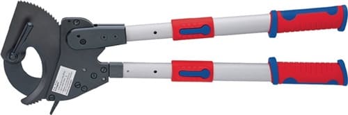 Kabelschneider brüniert Mehrkomponenten-Hüllen KNIPEX