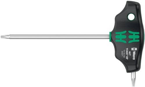WERA Schraubendreher 467 TORX® HF TX 8x100/12 (kurzer Schenkel)mm WERA
