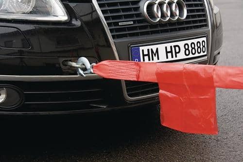 HP AUTOZUBEHÖR Auto-Abschleppseil 4000kg PP elast.Schwerlasthaken/Haken L.400cm HP AUTOZUBEHÖR