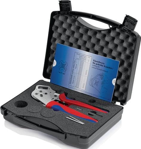 KNIPEX Vierdornpresszange L.240mm 0,14-6 (AWG 26-10)mm² KNIPEX