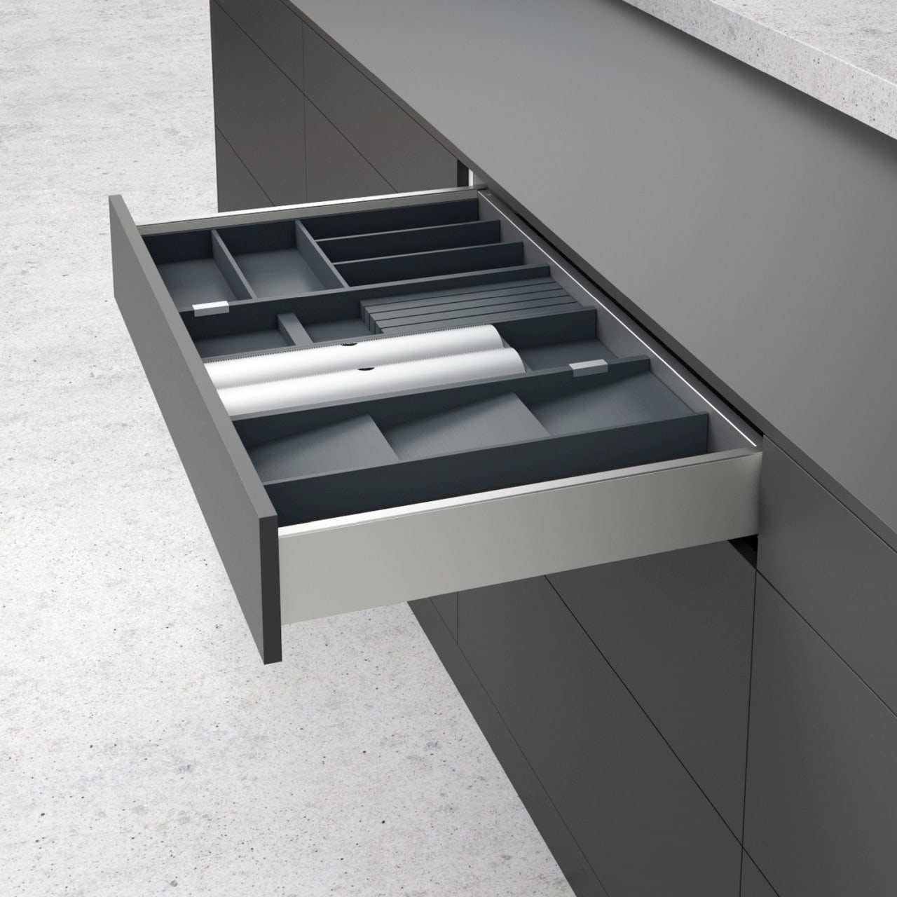 HETTICH OrgaTray 270 Besteckeinsatz, Nennlänge 500 mm, 9278292