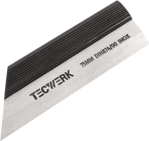 TECWERK Haarlineal DIN 874/00 L.150mm Spezialstahl Q.28x6mm TECWERK