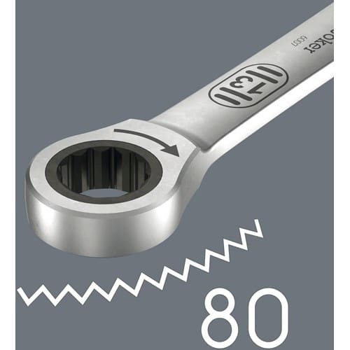 WERA Maulringratschenschlüssel 6007 Joker SW 19mm L.334mm WERA