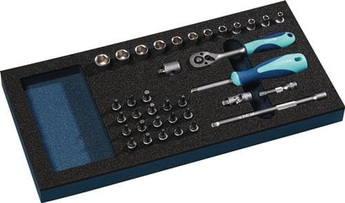 TECWERK Werkzeugmodul 36-tlg.1/3-Modul Steckschlü.TECWERK