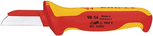 Kabelmesser Länge 190 mm Klingenlänge 50 mm KNIPEX