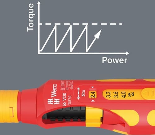 WERA Drehmomentschraubendreher 7516 VDE Kraftform Safe-Torque Speed 9mm WERA