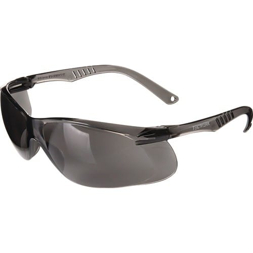 TECWERK Schutzbrille Daylight One EN 166 Bügel schwarz,Scheibe smoke PC TECWERK